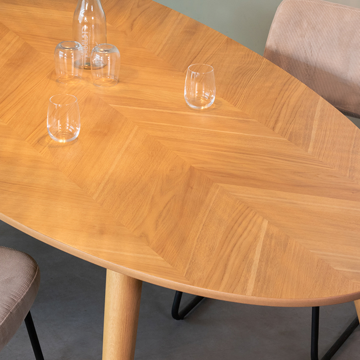 Eetkamertafel Ines - Naturel - Eiken - Scandinavisch - LABEL51