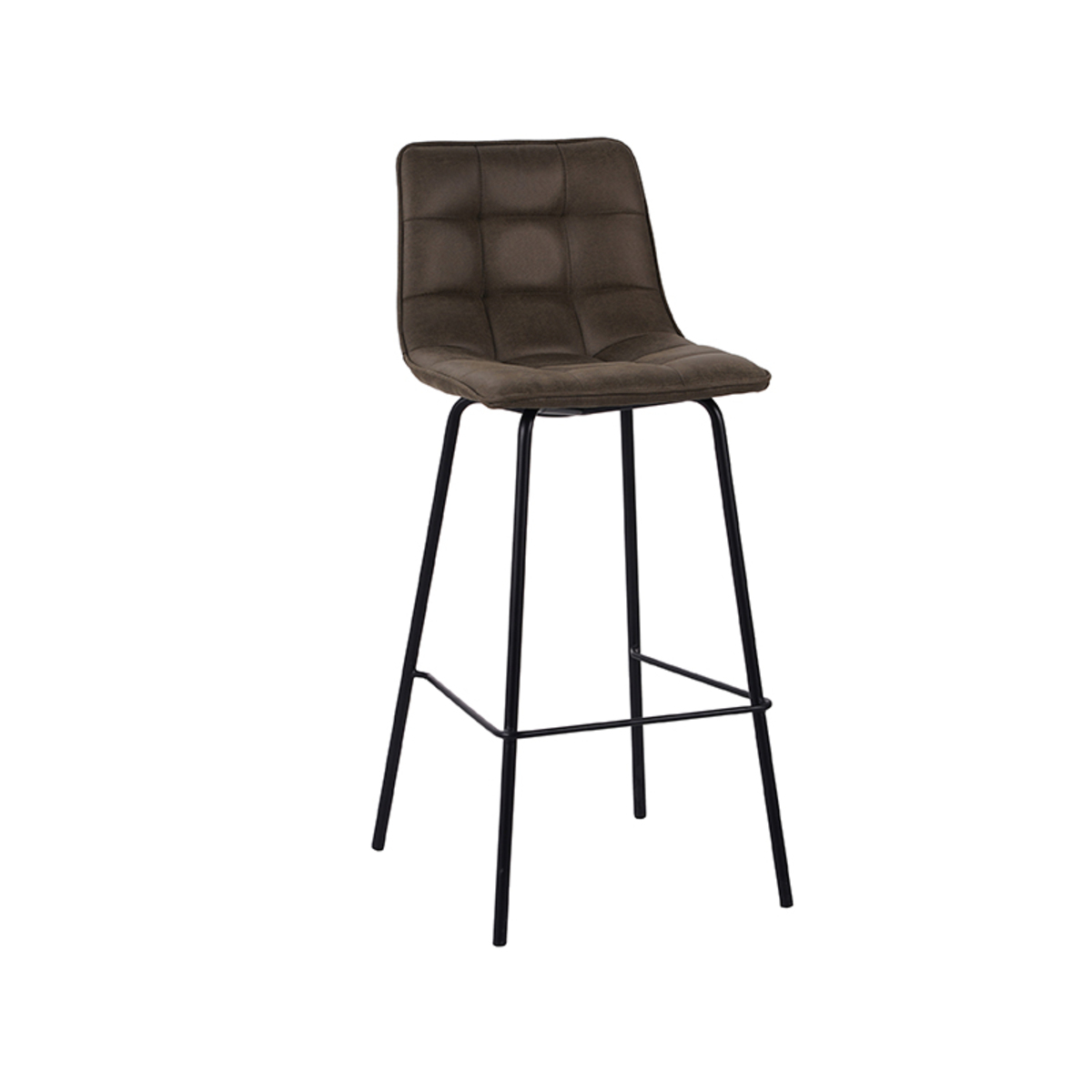 Barkruk Bistro - Zonder armleuning - Zithoogte 78 - Moss - Groen - Micro Suede - Modern - LABEL51