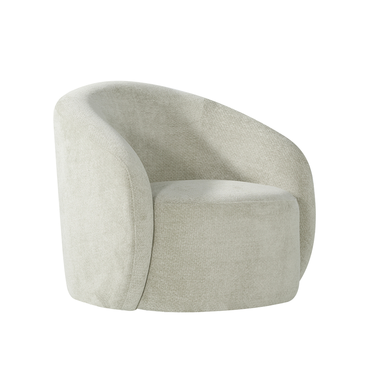 Fauteuil Alby - Naturel - Stof - LABEL51