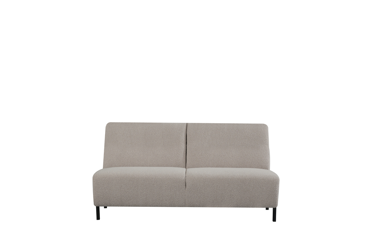Bank Nero - Naturel - Boucle - 2,5-Zits Zonder Arm - LABEL51