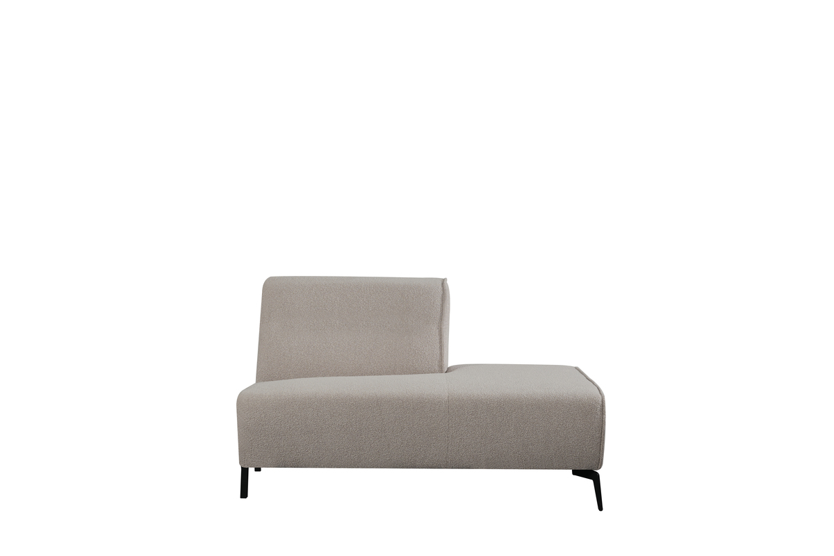 Bank Nero - Naturel - Boucle - Ottomane Rechts Voorstaand - LABEL51