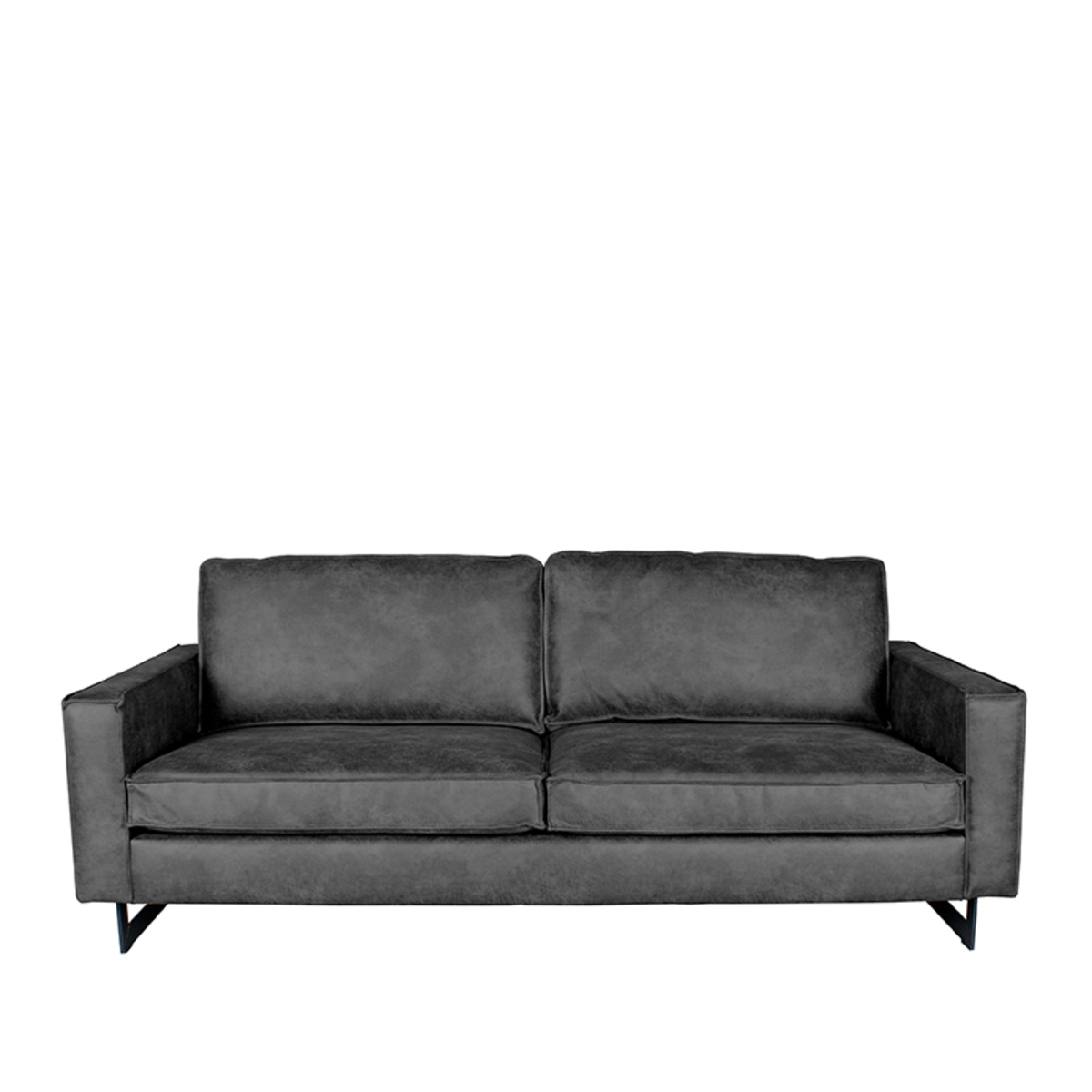 LABEL51 Bank Arezzo - Antraciet - Microfiber - 3-Zits