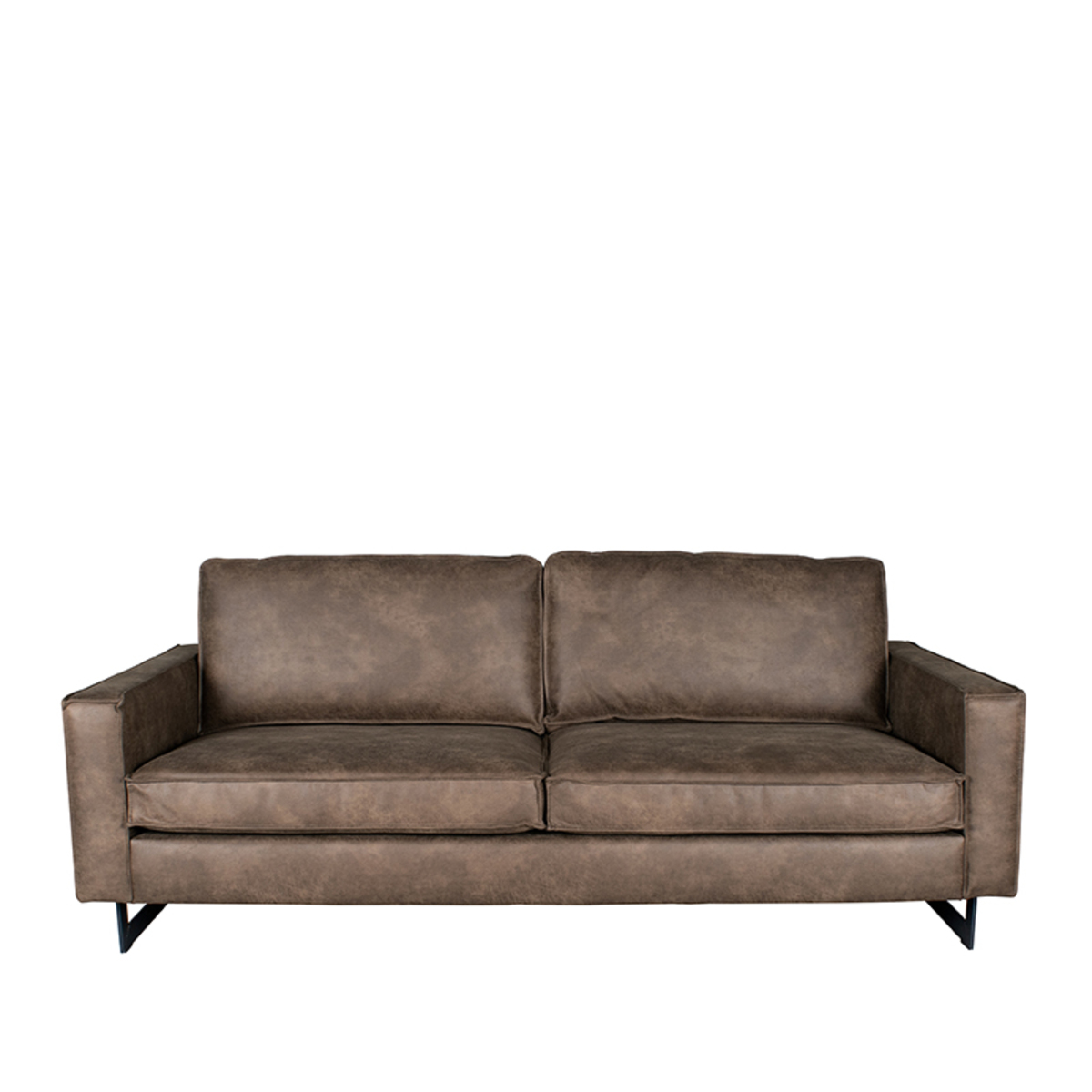 LABEL51 Bank Arezzo - Taupe - Microfiber - 3-Zits