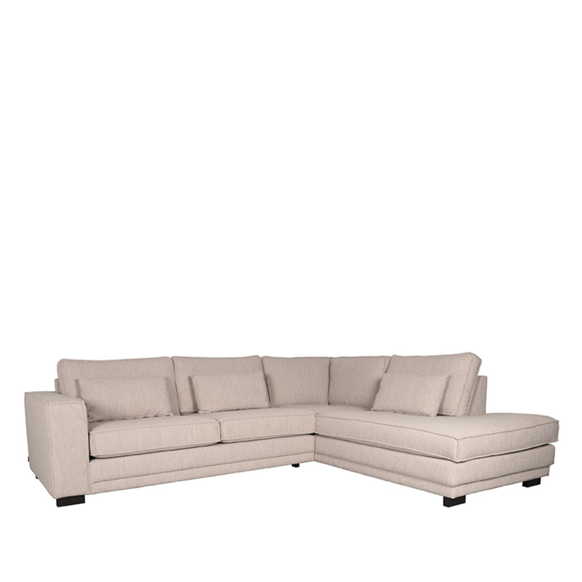 Hoekbank Novano - Naturel - Stof - Rechts - LABEL51