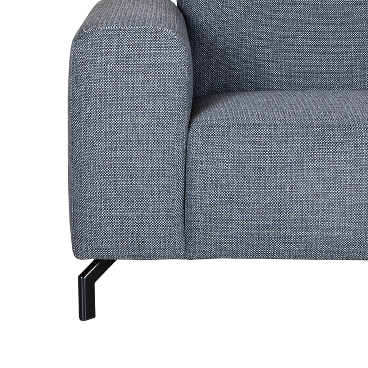 LABEL51 Bank Fano - Antraciet - Texture - 3-Zits
