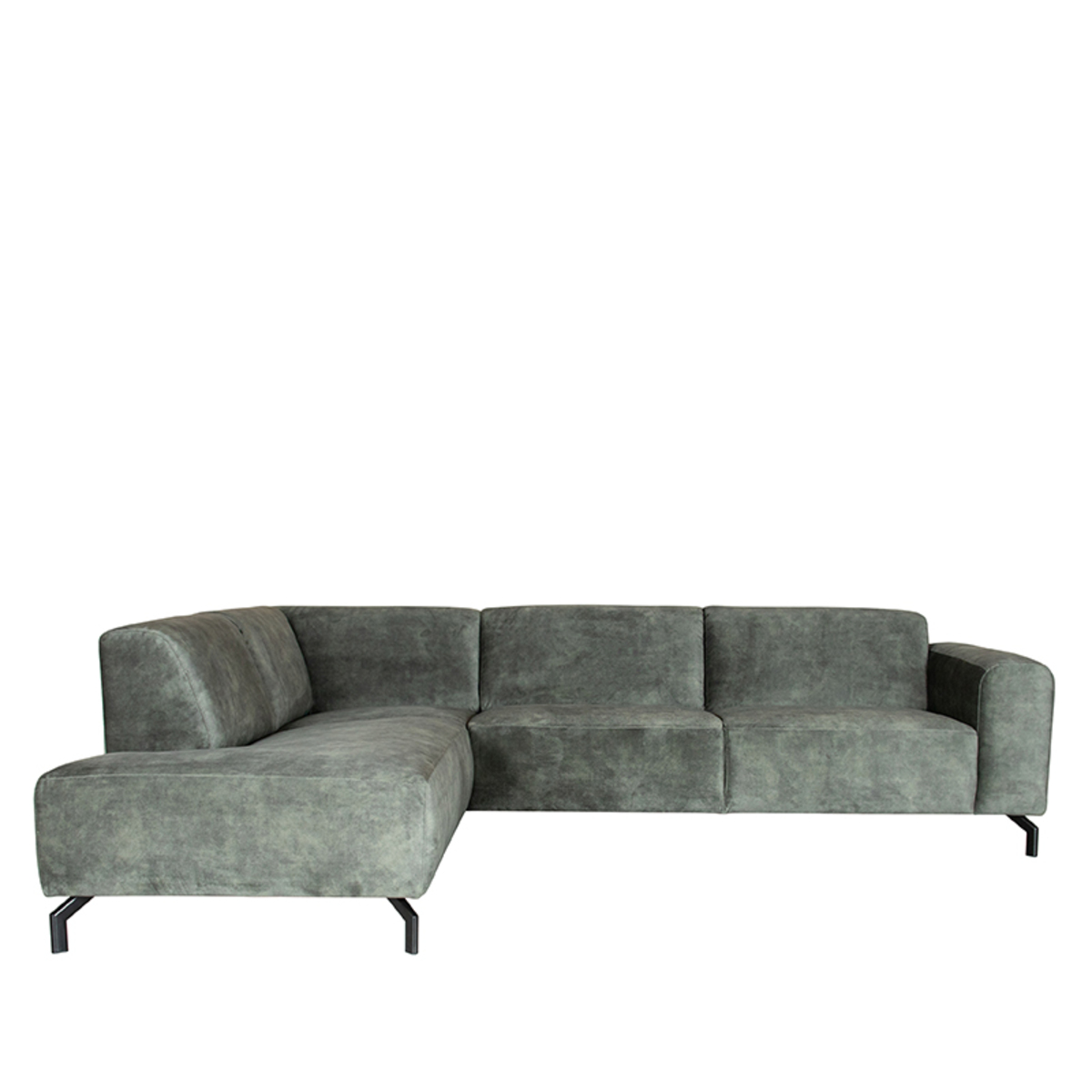 LABEL51 Bank Fano - Hunter - Velours - Ottomane + 2,5-Zits