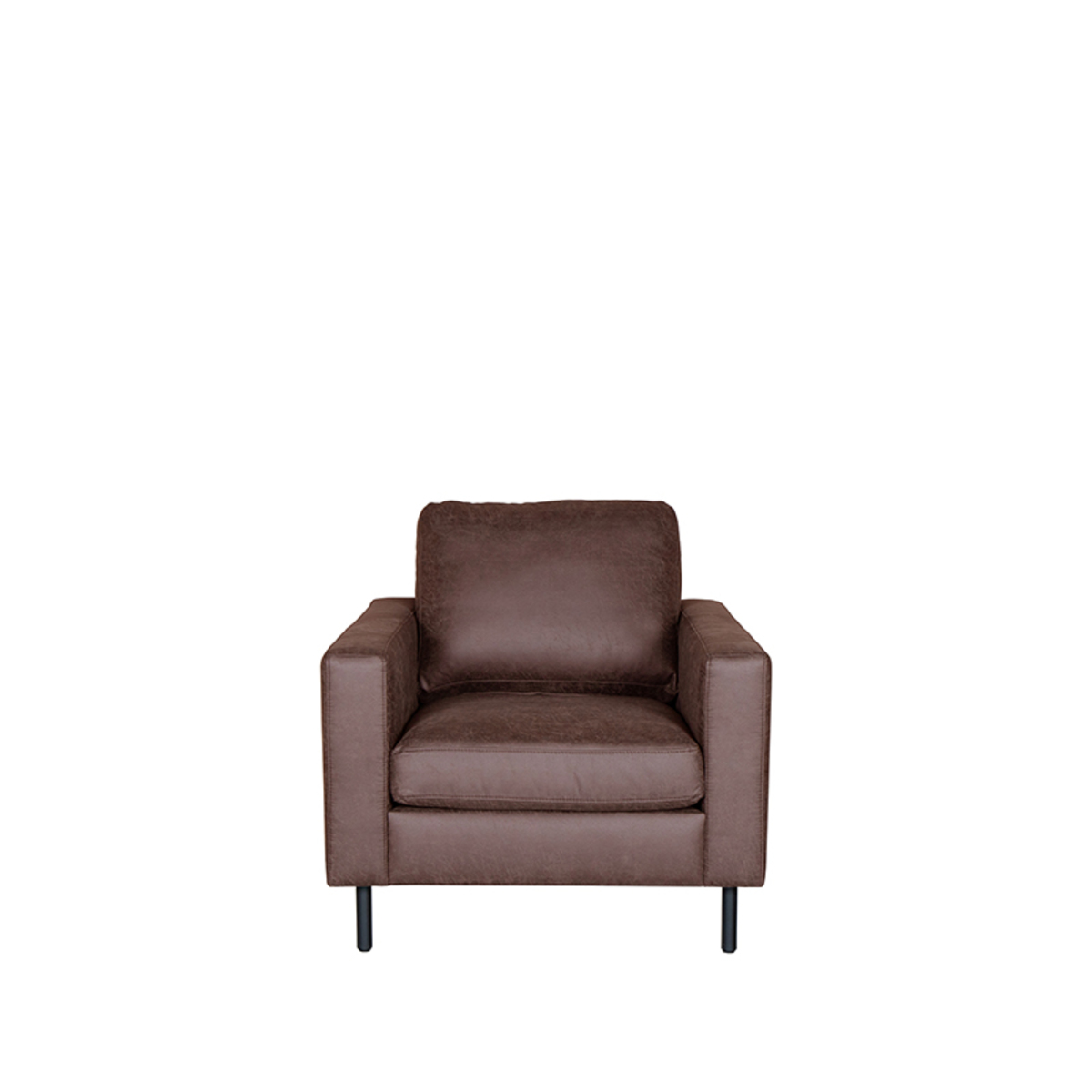 LABEL51 Bank Genua - Bruin - Microfiber - 1-Zits