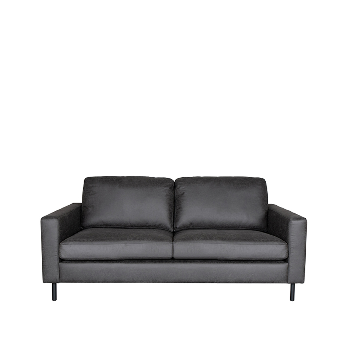 LABEL51 Bank Genua - Antraciet - Microfiber - 2-Zits