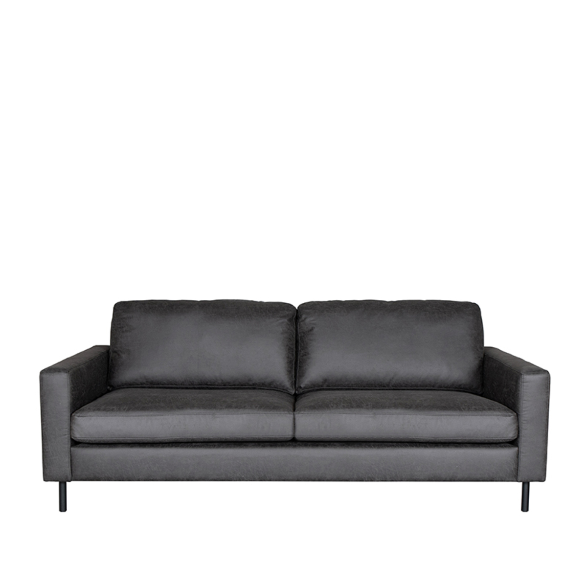 LABEL51 Bank Genua - Antraciet - Microfiber - 3-Zits