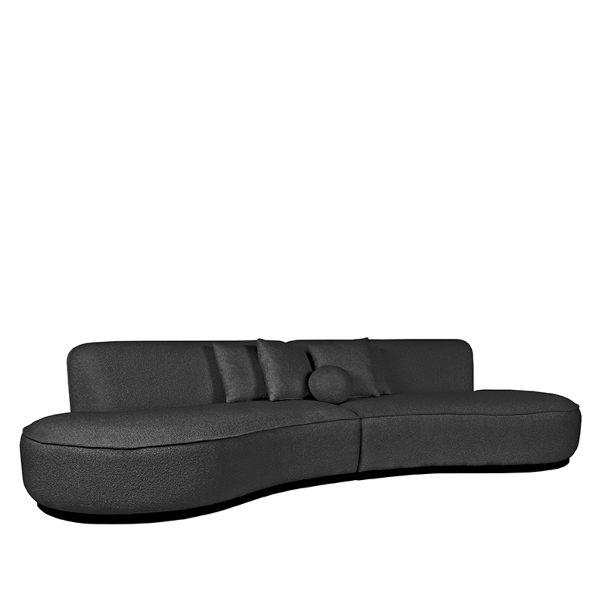 LABEL51 Bank Mori - Antraciet - Boucle