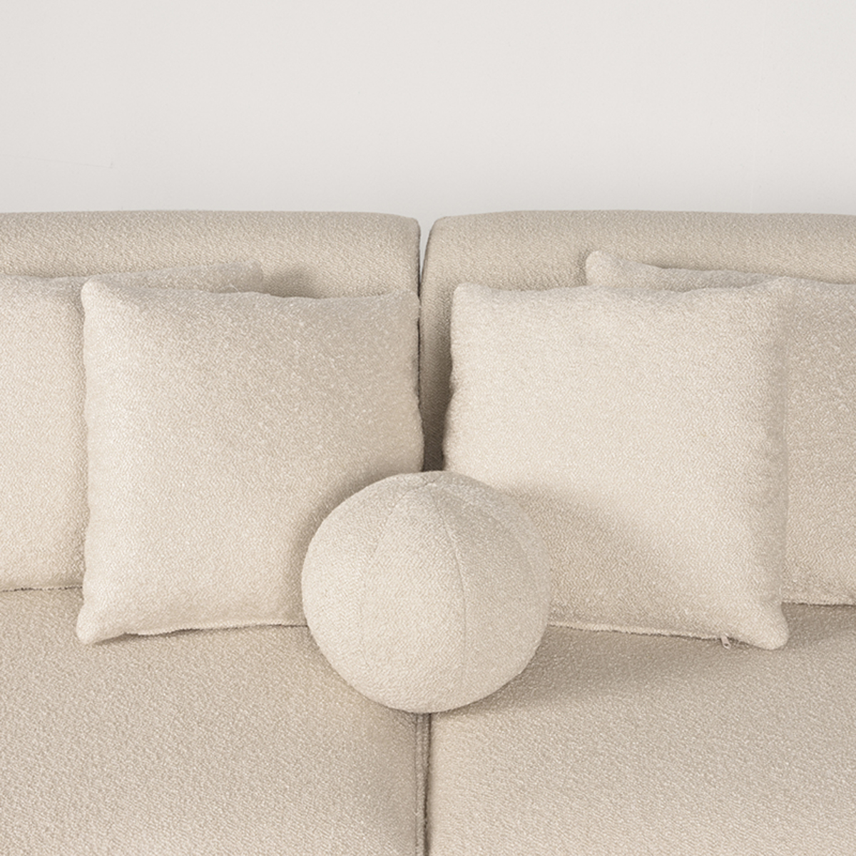LABEL51 Bank Mori - Beige - Boucle - 4-Zits