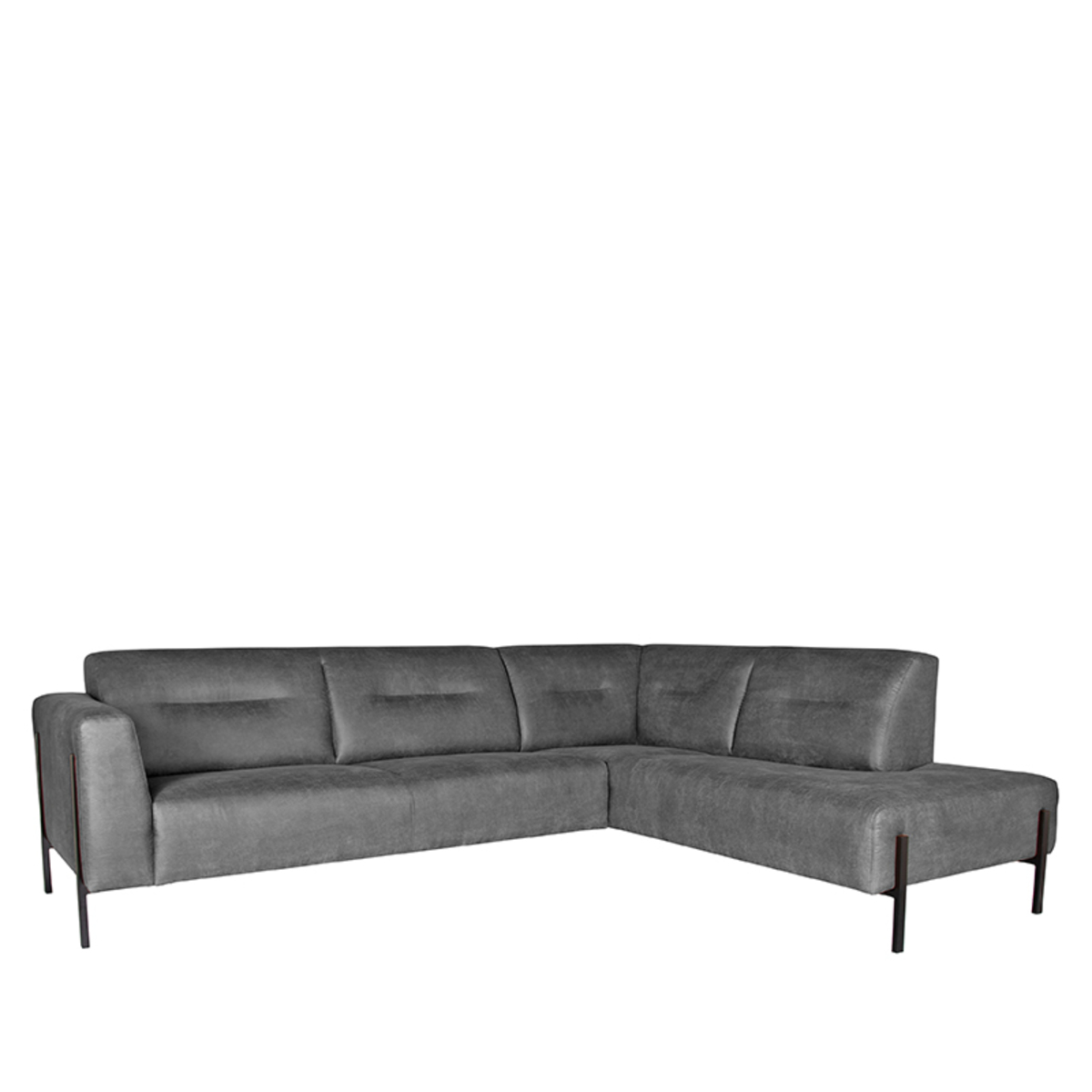LABEL51 Bank Napoli - Antraciet - Microfiber