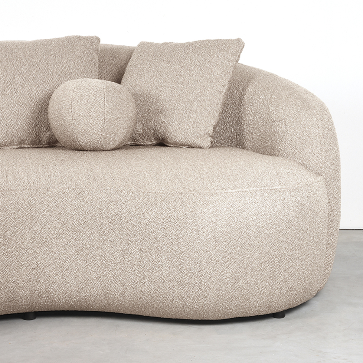 LABEL51 Bank Nesso - Beige - Boucle - 2-Zits