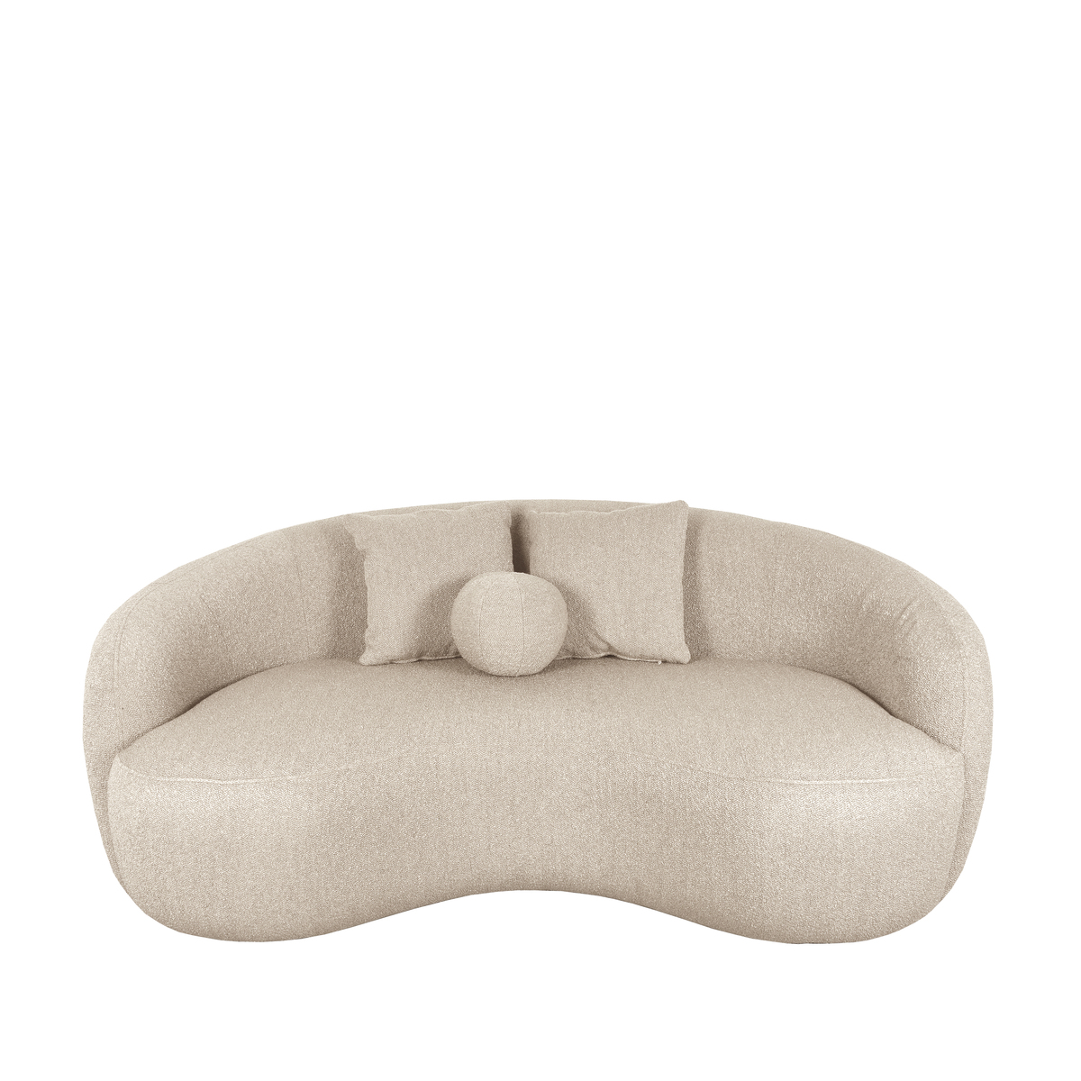 LABEL51 Bank Nesso - Beige - Boucle - 2-Zits