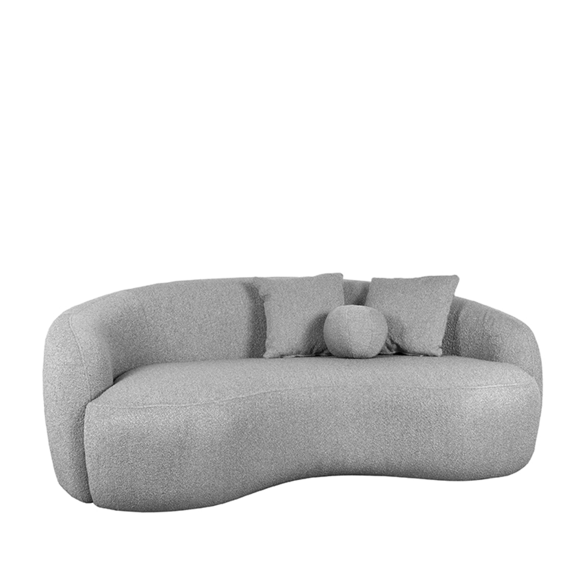 LABEL51 Bank Nesso - Grijs - Boucle