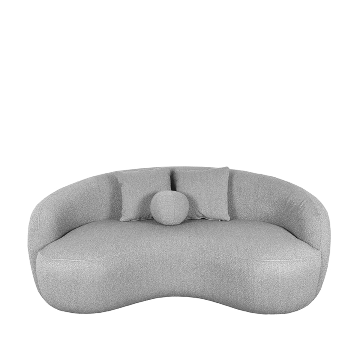 LABEL51 Bank Nesso - Grijs - Boucle