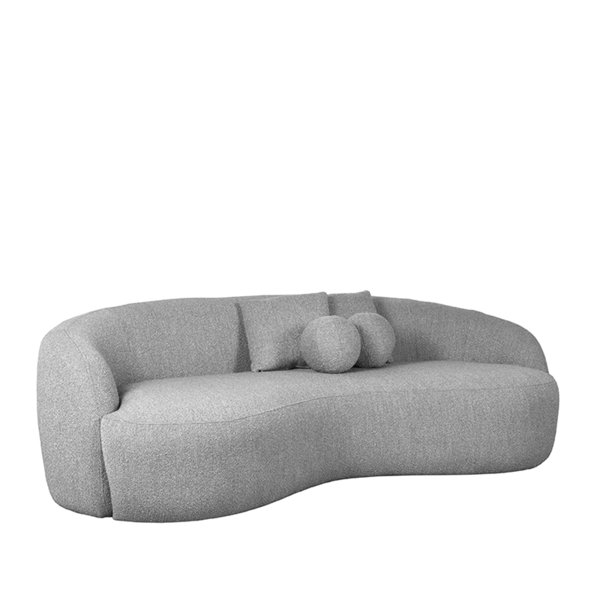 LABEL51 Bank Nesso - Grijs - Boucle