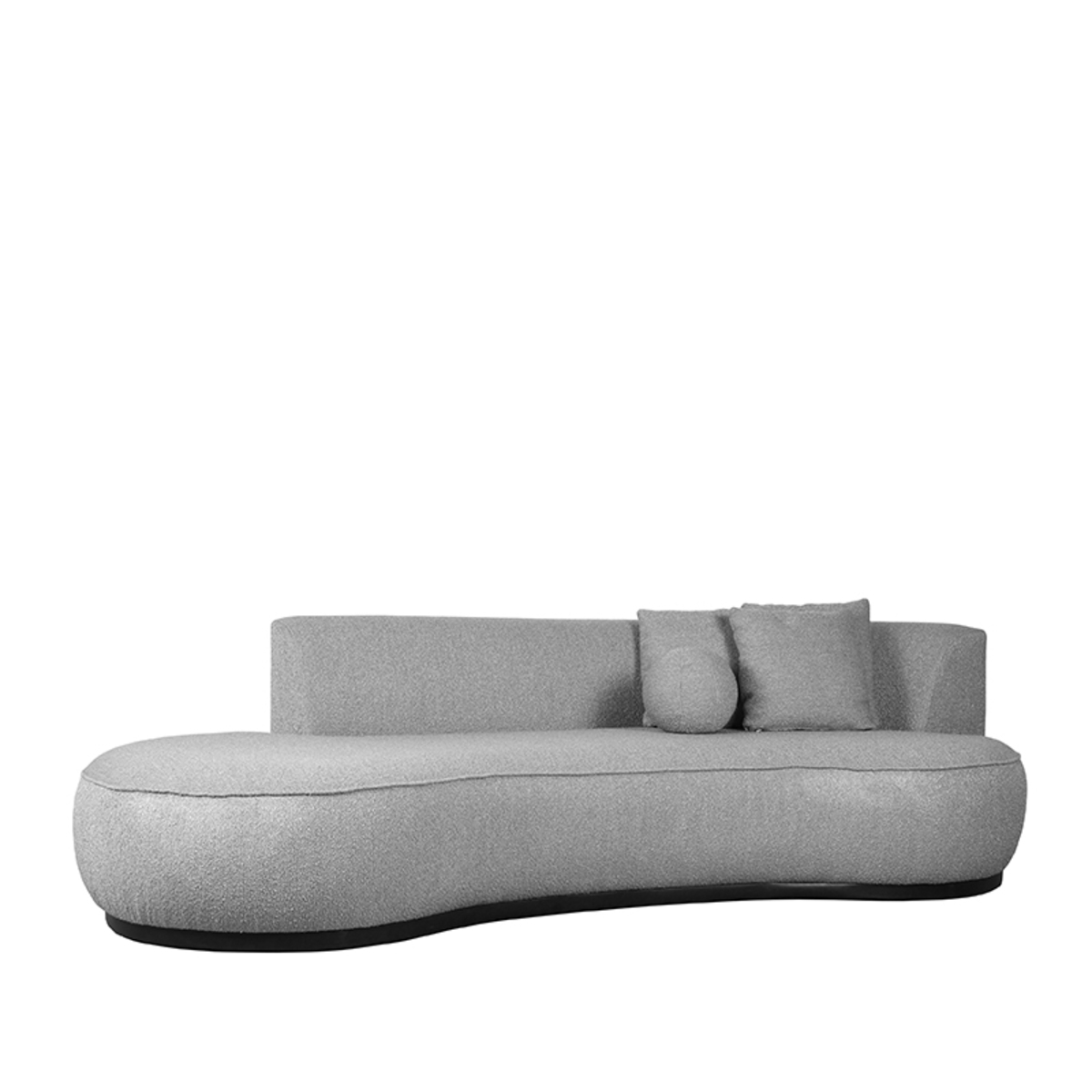 LABEL51 Bank Salo - Grijs - Boucle