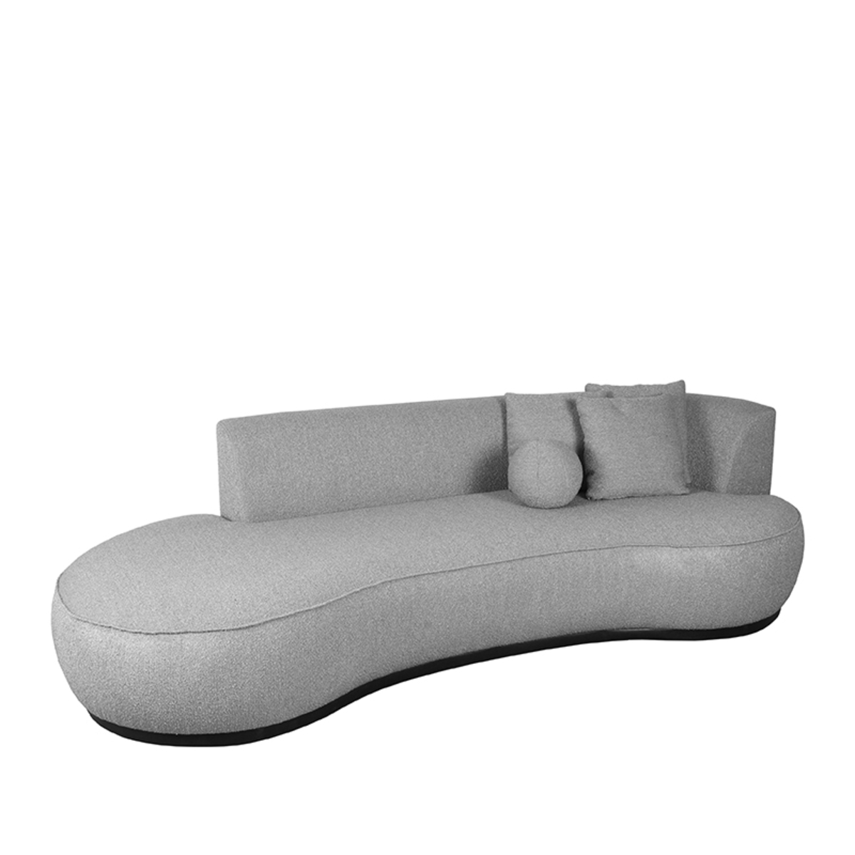 LABEL51 Bank Salo - Grijs - Boucle