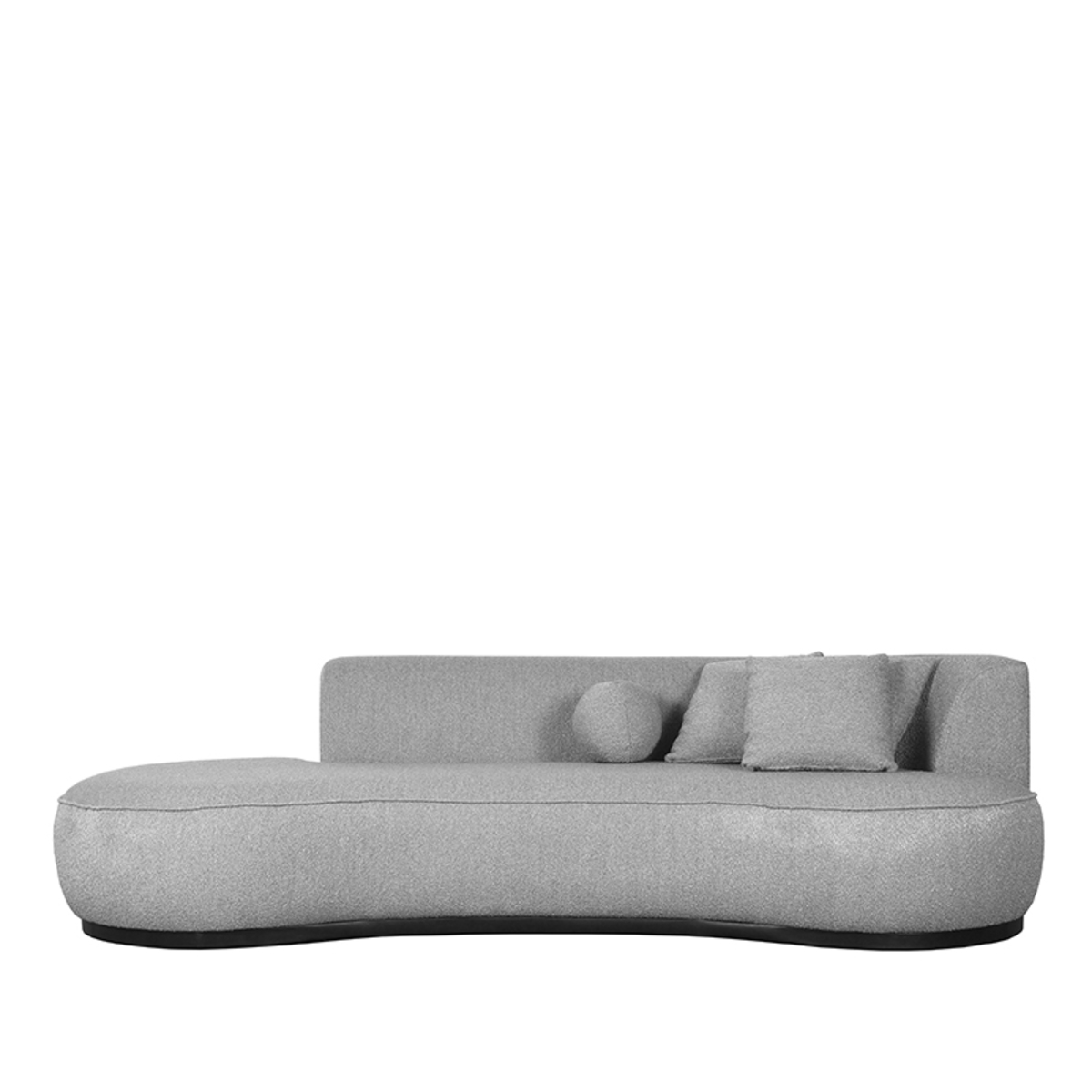 LABEL51 Bank Salo - Grijs - Boucle
