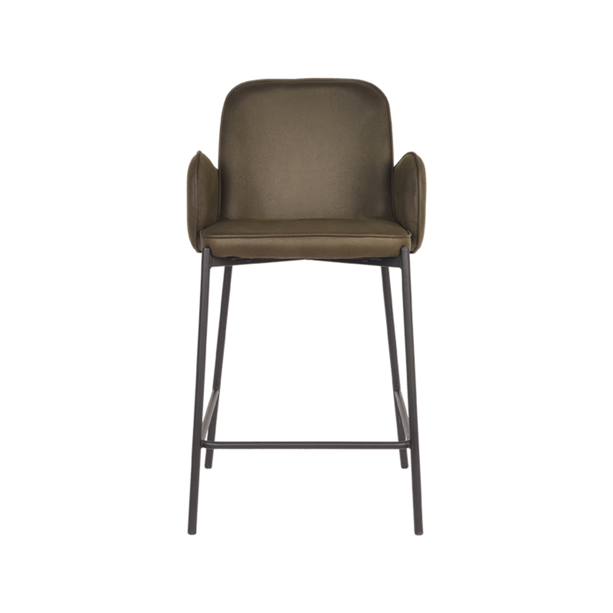 LABEL51 Barkruk Jari - Army green - Microfiber - Zithoogte 65