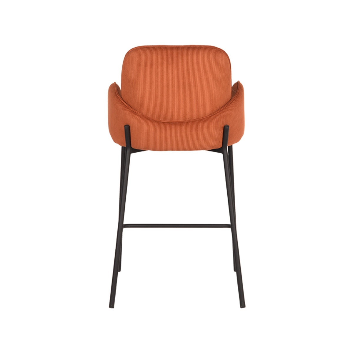 LABEL51 Barkruk Jari - Rust - Ribcord - Zithoogte 65