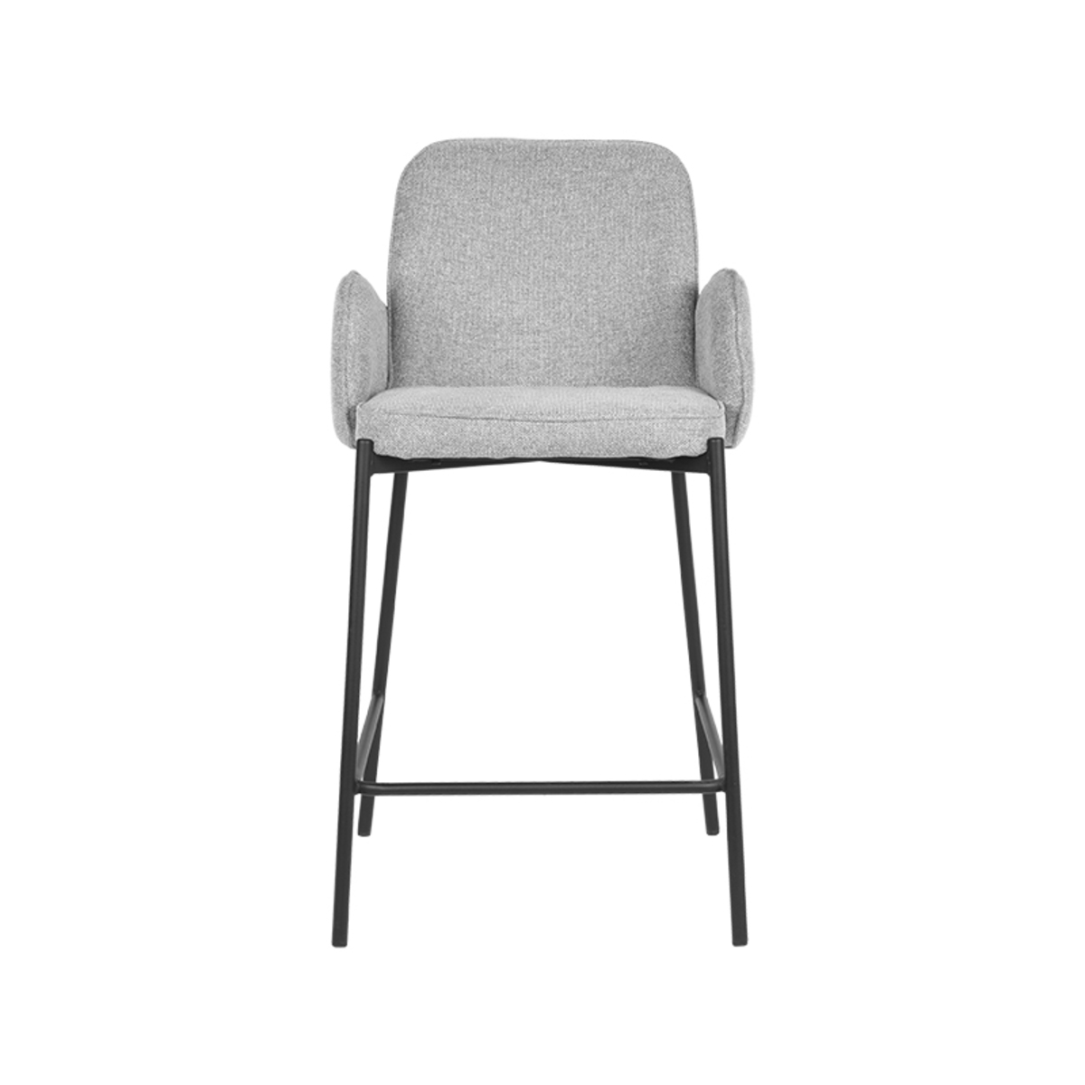 LABEL51 Barkruk Jari - Zinc - Weave - Zithoogte 65