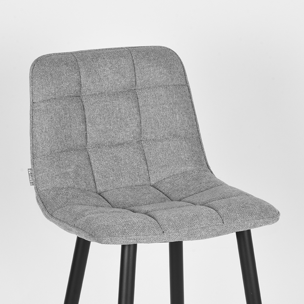 LABEL51 Barkruk Jelt - Zinc - Weave - Zithoogte 65