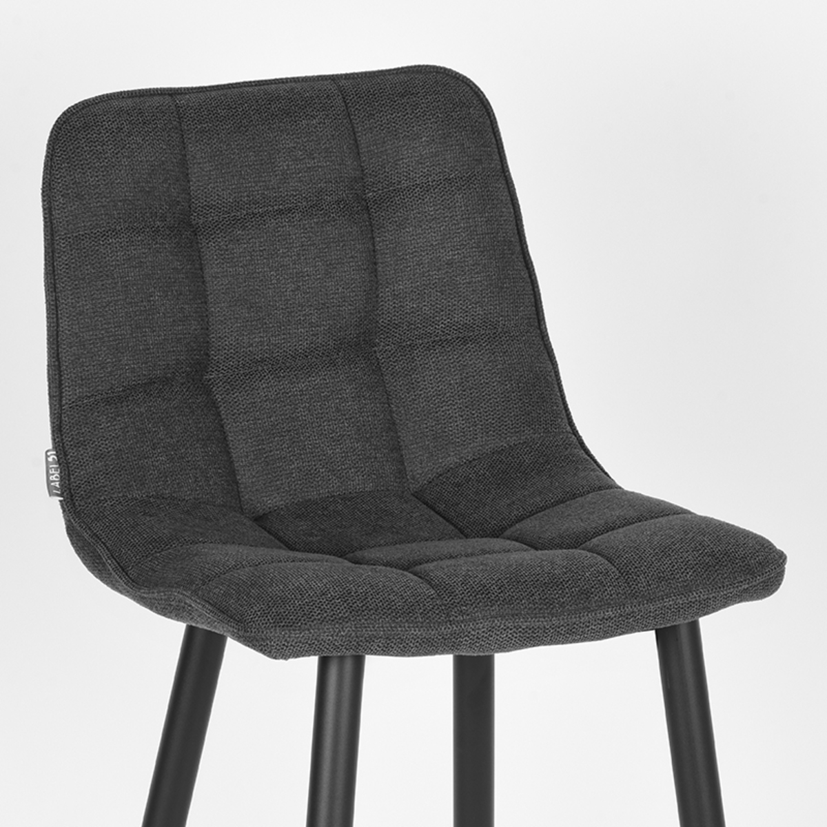 LABEL51 Barkruk Jelt - Antraciet - Weave - Zithoogte 78