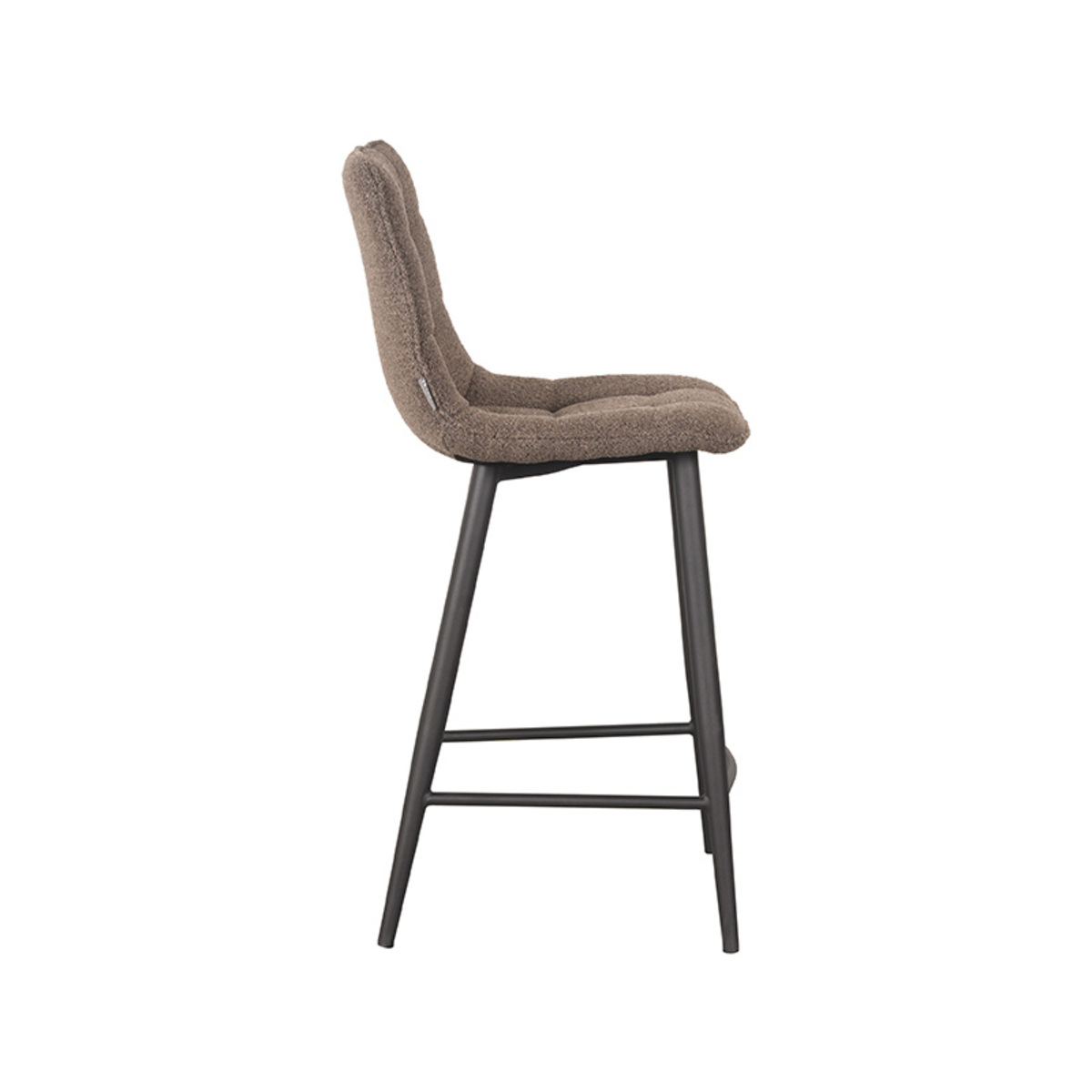 LABEL51 Barkruk Jelt - Bruin - Boucle - Zithoogte 65