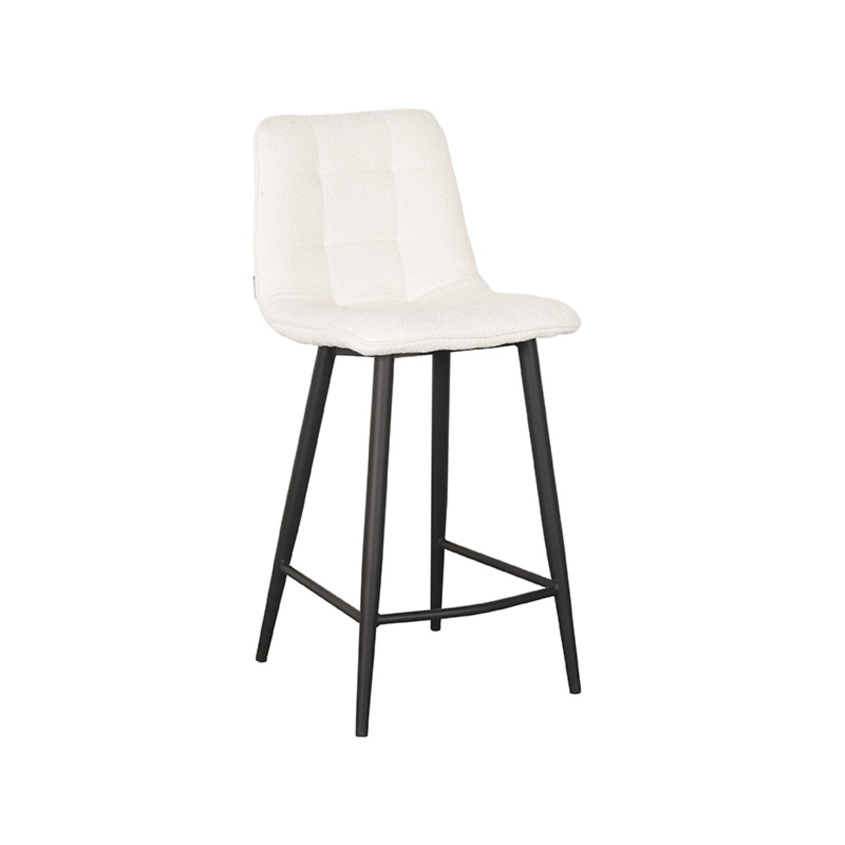 LABEL51 Barkruk Jelt - Ivory - Boucle - Zithoogte 65