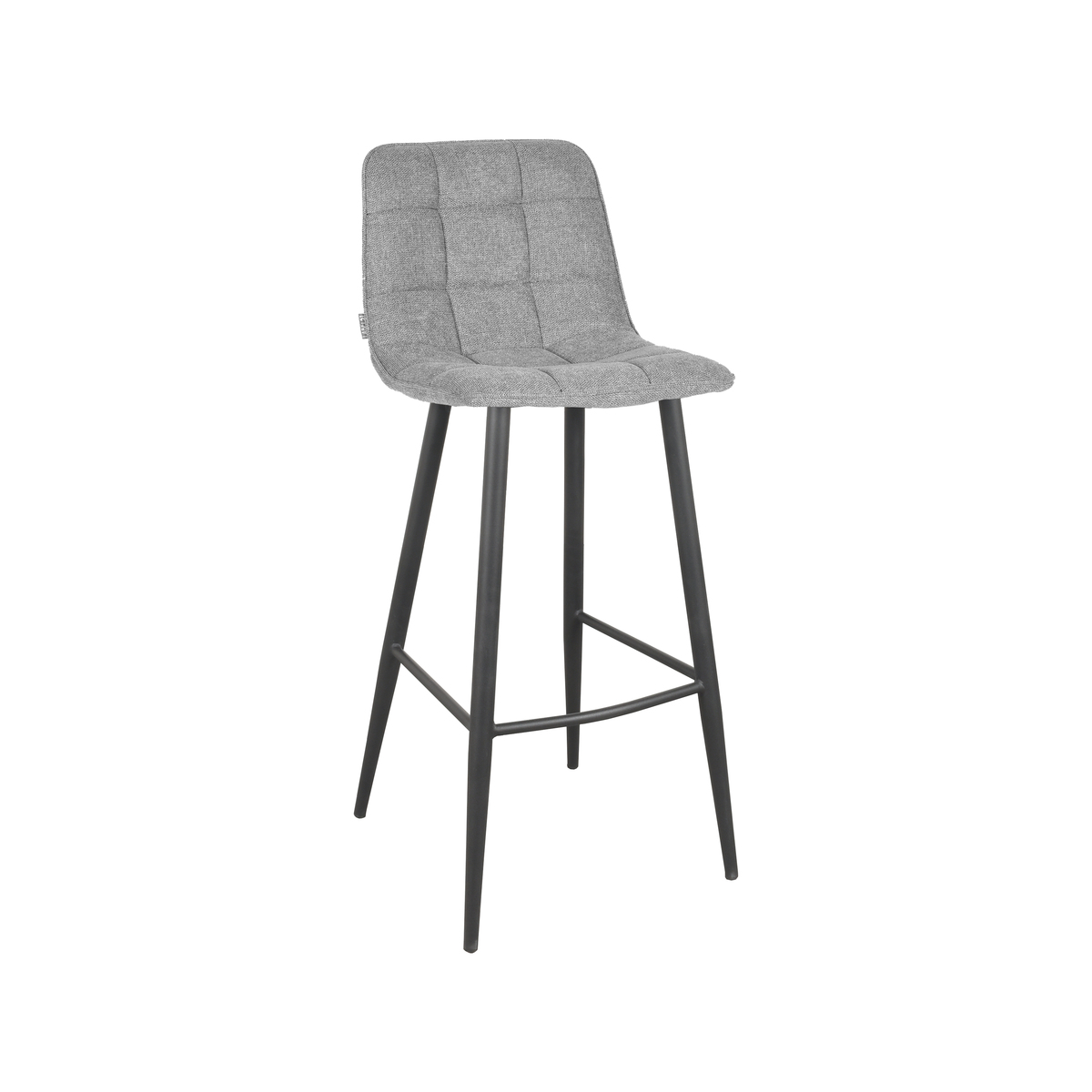 LABEL51 Barkruk Jelt - Zinc - Weave - Zithoogte 78