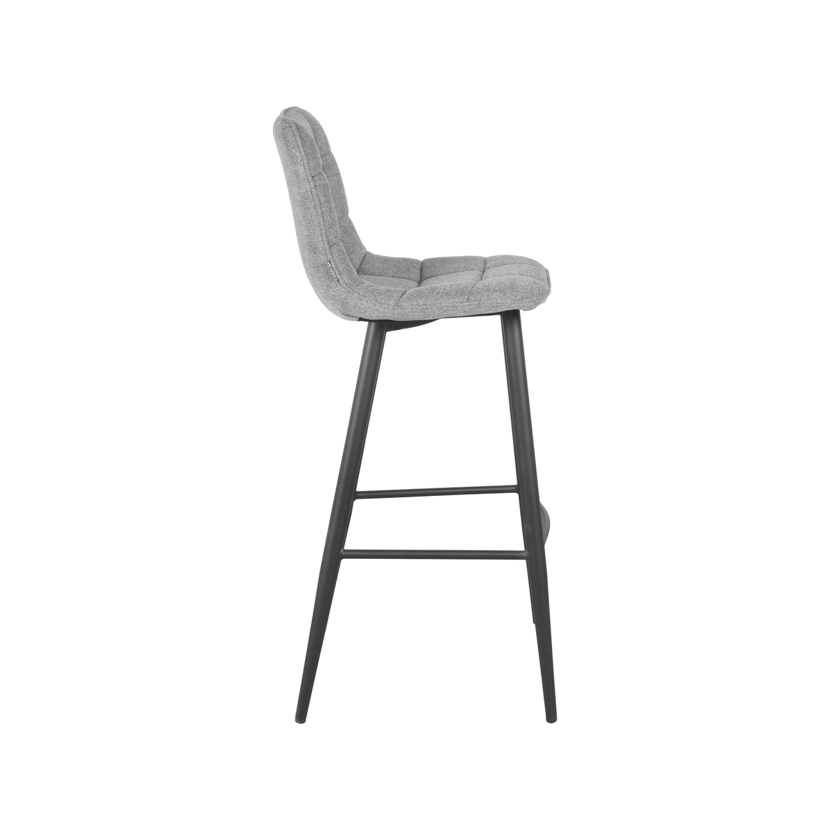 LABEL51 Barkruk Jelt - Zinc - Weave - Zithoogte 78