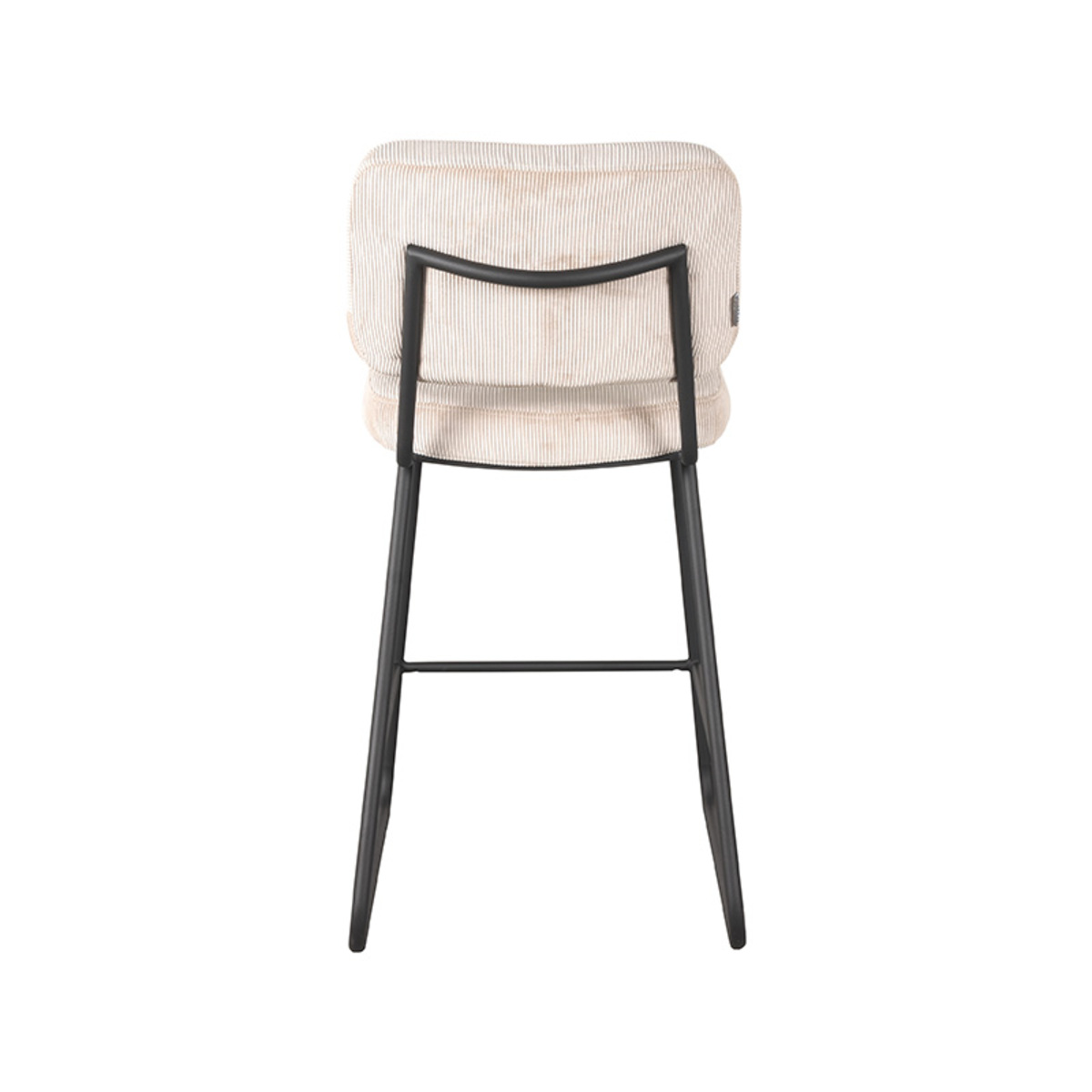 LABEL51 Barkruk Noah - Naturel - Ribcord - Zithoogte 65