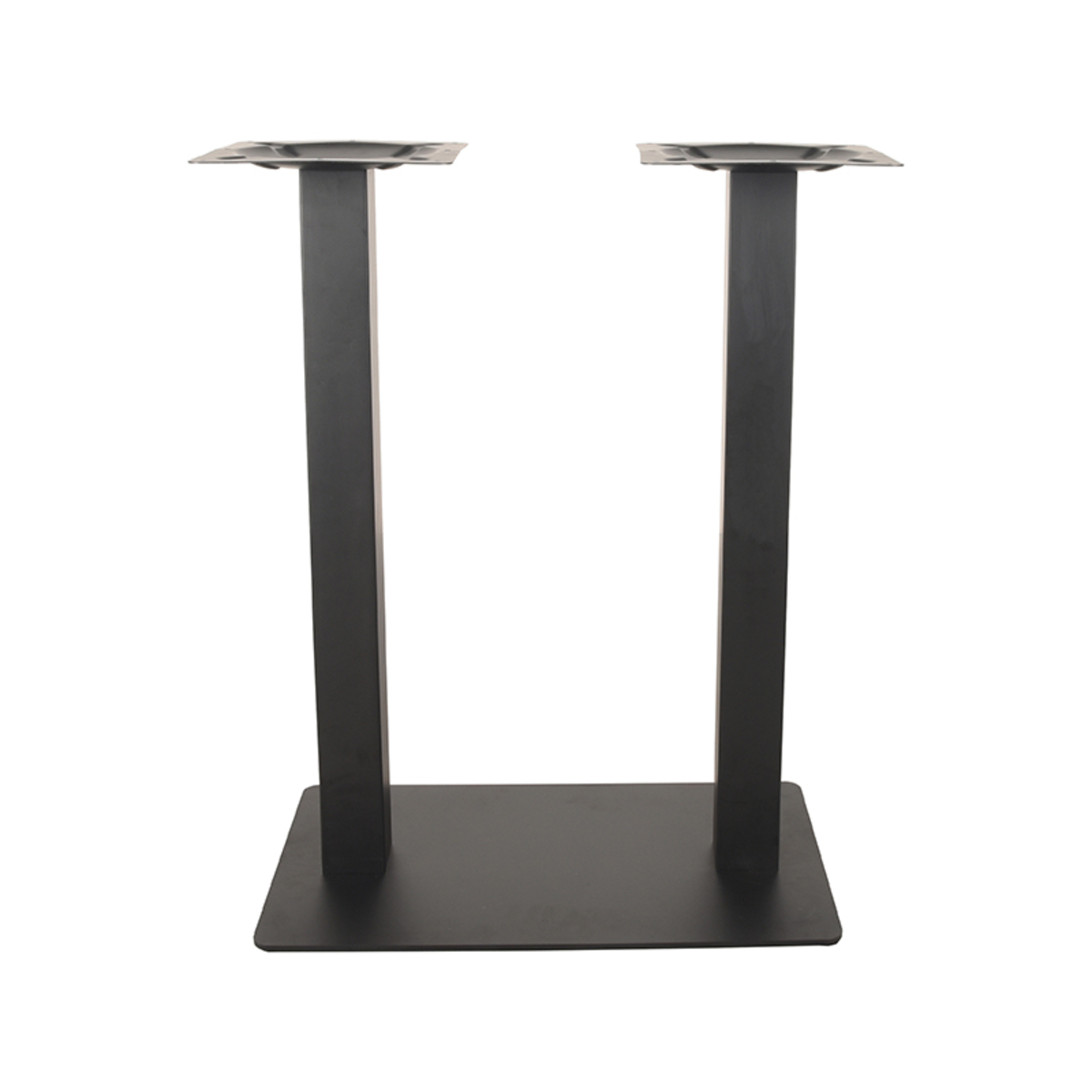 LABEL51 Bartafel Tafelpoot Dubbel - Zwart - Metaal - 92 cm