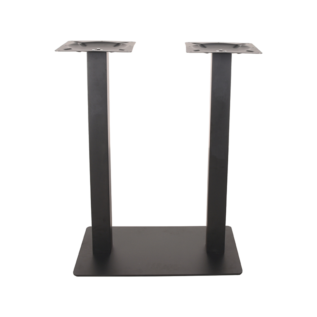 LABEL51 Bartafel Tafelpoot Dubbel - Zwart - Metaal - 92 cm