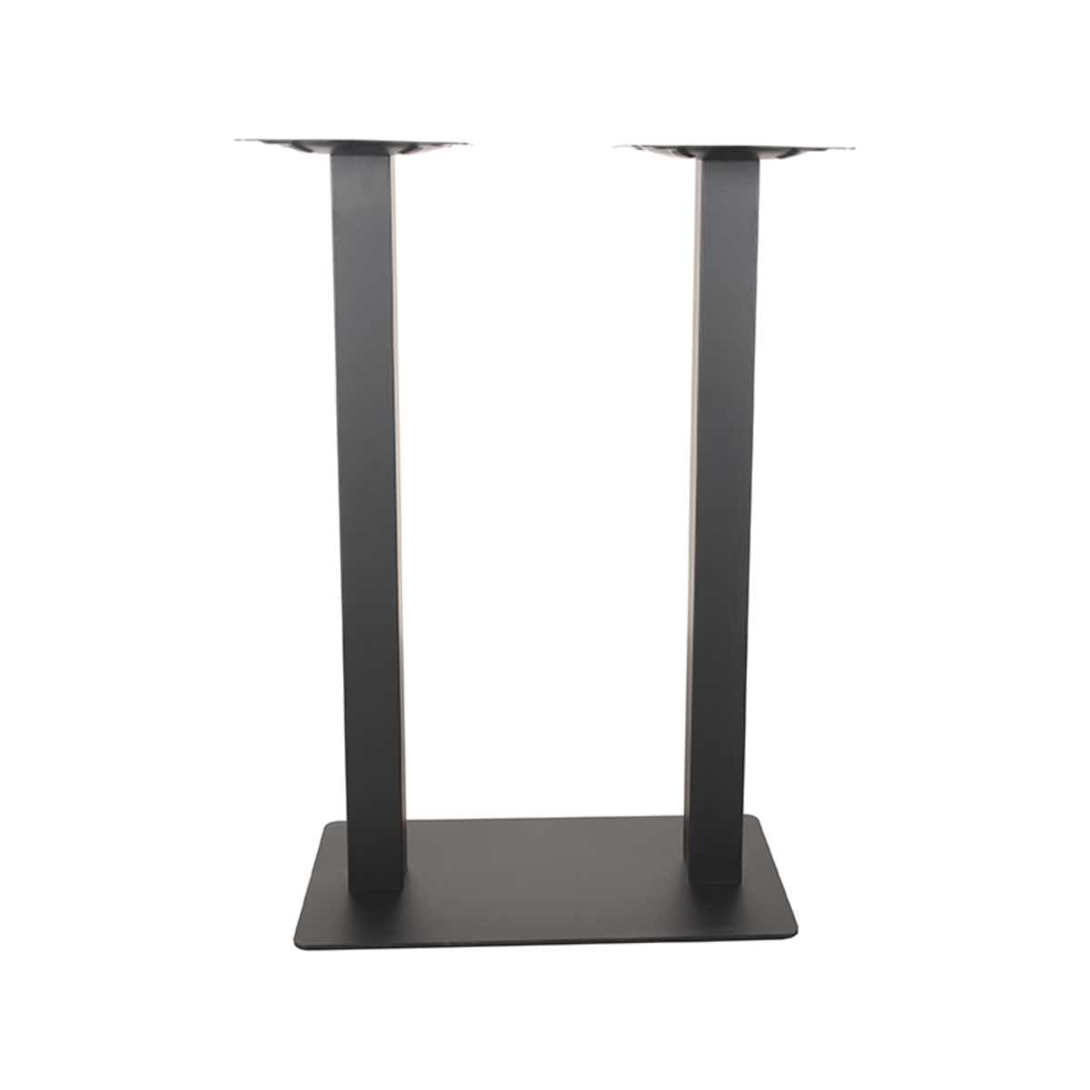 LABEL51 Bartafel Tafelpoot Dubbel - Zwart - Metaal - 108 cm