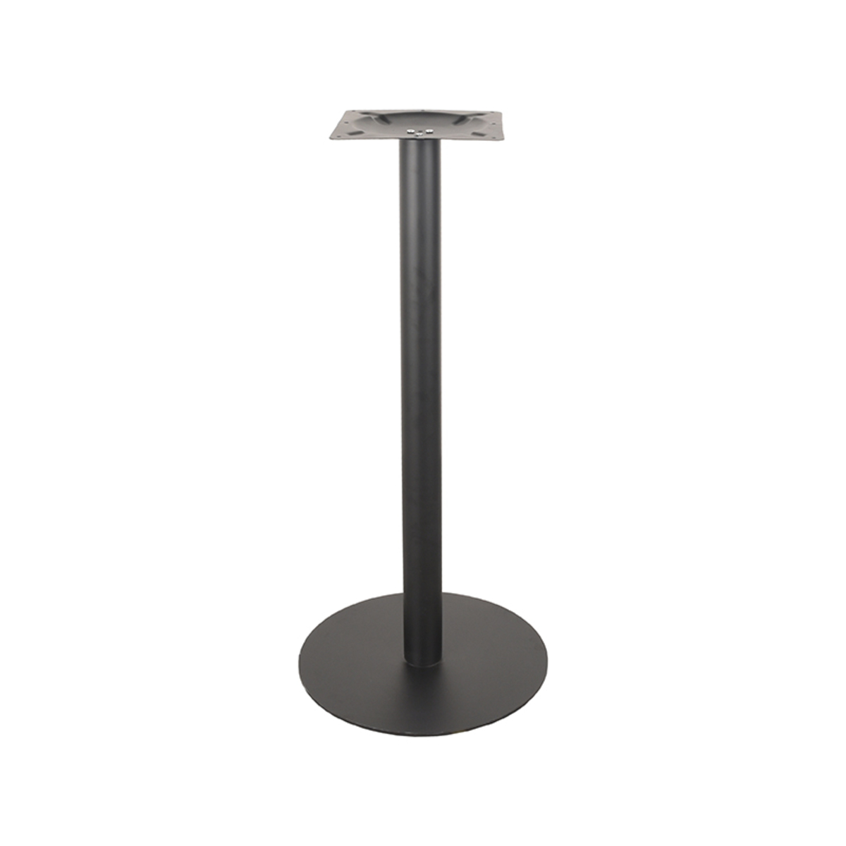 LABEL51 Eetkamertafel Tafelpoot Enkel - Zwart - Metaal - Rond - 108 cm
