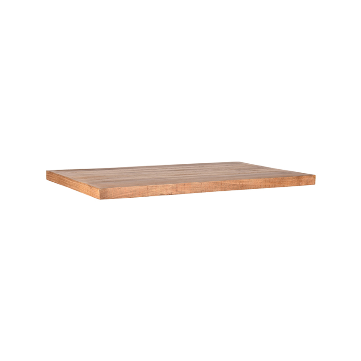 LABEL51 Eetkamertafel Tafelblad Straight Edge - Rough - Mangohout - 120 cm Straight