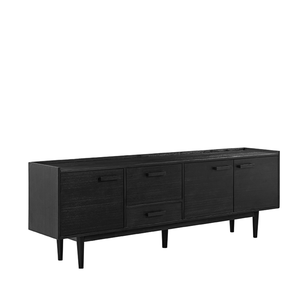 LABEL51 Dressoir Cali - Zwart - Acaciahout