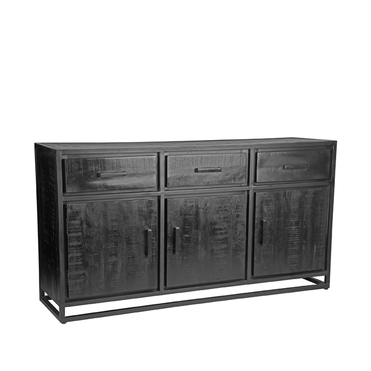 Dressoir - Zwart - Mangohout - LABEL51 Dressoir Chili