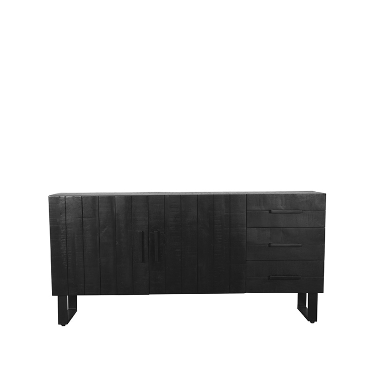 LABEL51 Dressoir Santos - Zwart - Mangohout