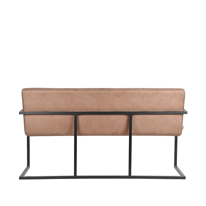 LABEL51 Eetkamerbank Denmark - Stone - Microfiber - 155 cm