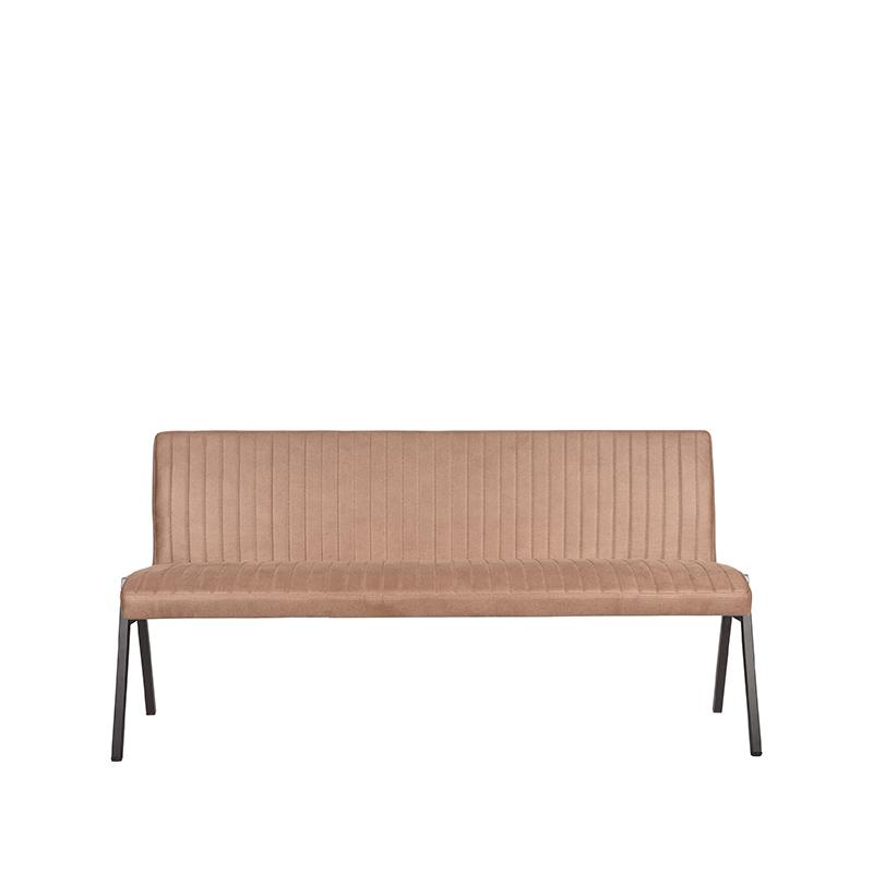 LABEL51 Eetkamerbank Matz - Stone - Microfiber - 175 cm
