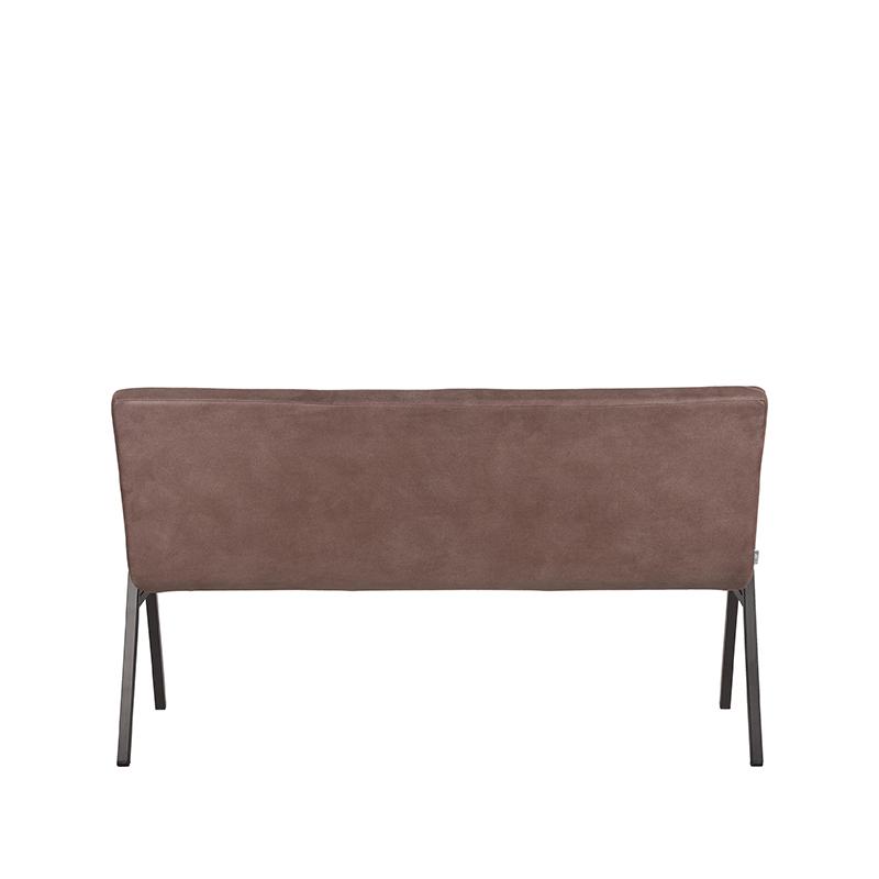 LABEL51 Eetkamerbank Matz - Truffel grijs - Microfiber - 145 cm