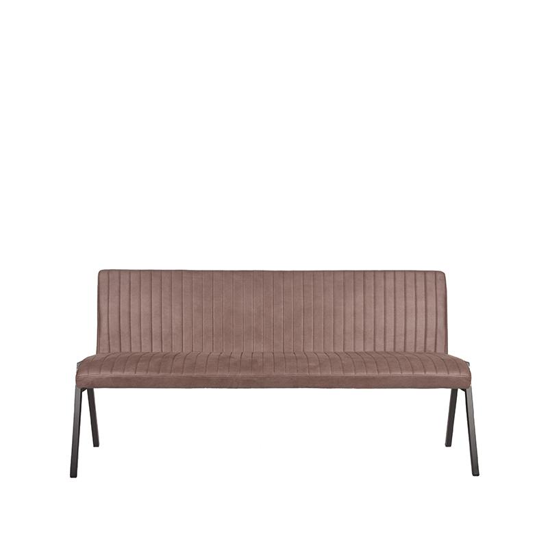 LABEL51 Eetkamerbank Matz - Truffel grijs - Microfiber - 175 cm