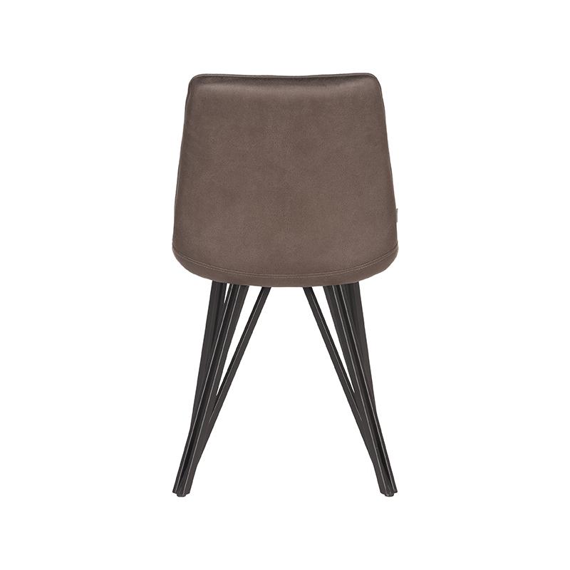 LABEL51 Eetkamerstoel Boaz - Antraciet - Microfiber