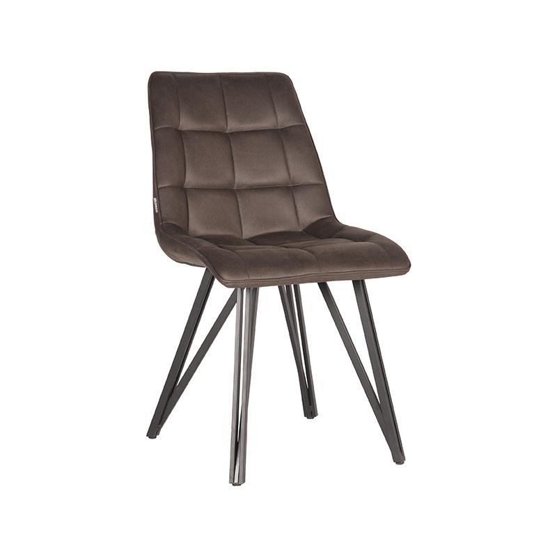 LABEL51 Eetkamerstoel Boaz - Antraciet - Microfiber