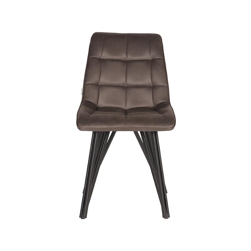 LABEL51 Eetkamerstoel Boaz - Antraciet - Microfiber