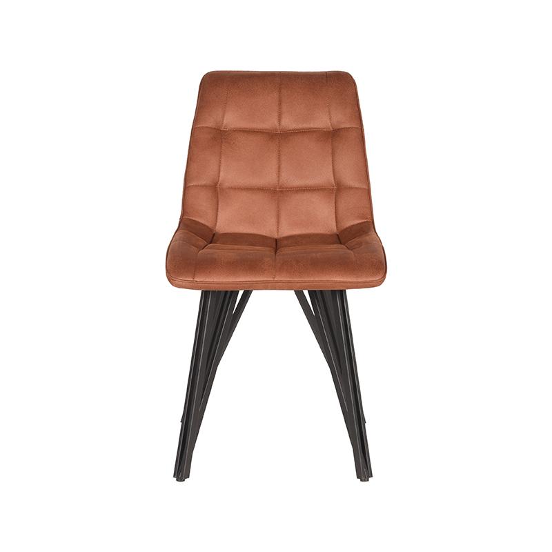 LABEL51 Eetkamerstoel Boaz - Cognac - Microfiber